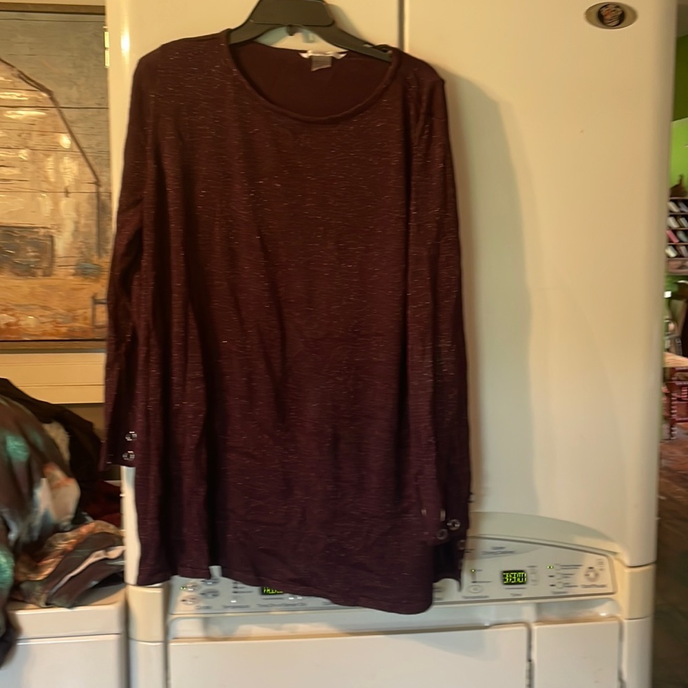 Dark Purple sparkly sweater